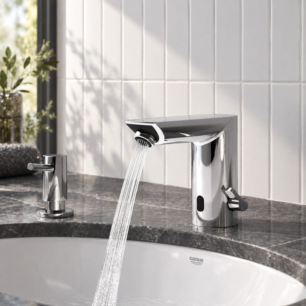 GROHE sensor tap range, hands-free operation